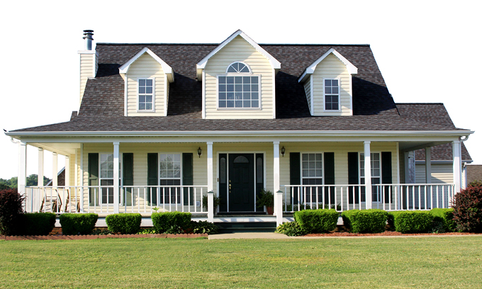 Cape style house