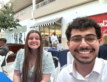 MHV staff at a job fair