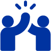 high-five icon