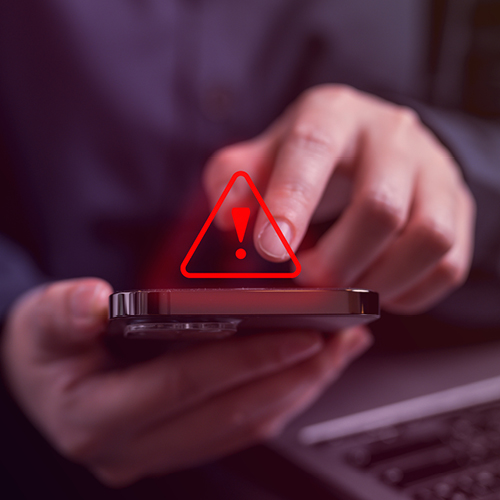 Image showing fraud alert