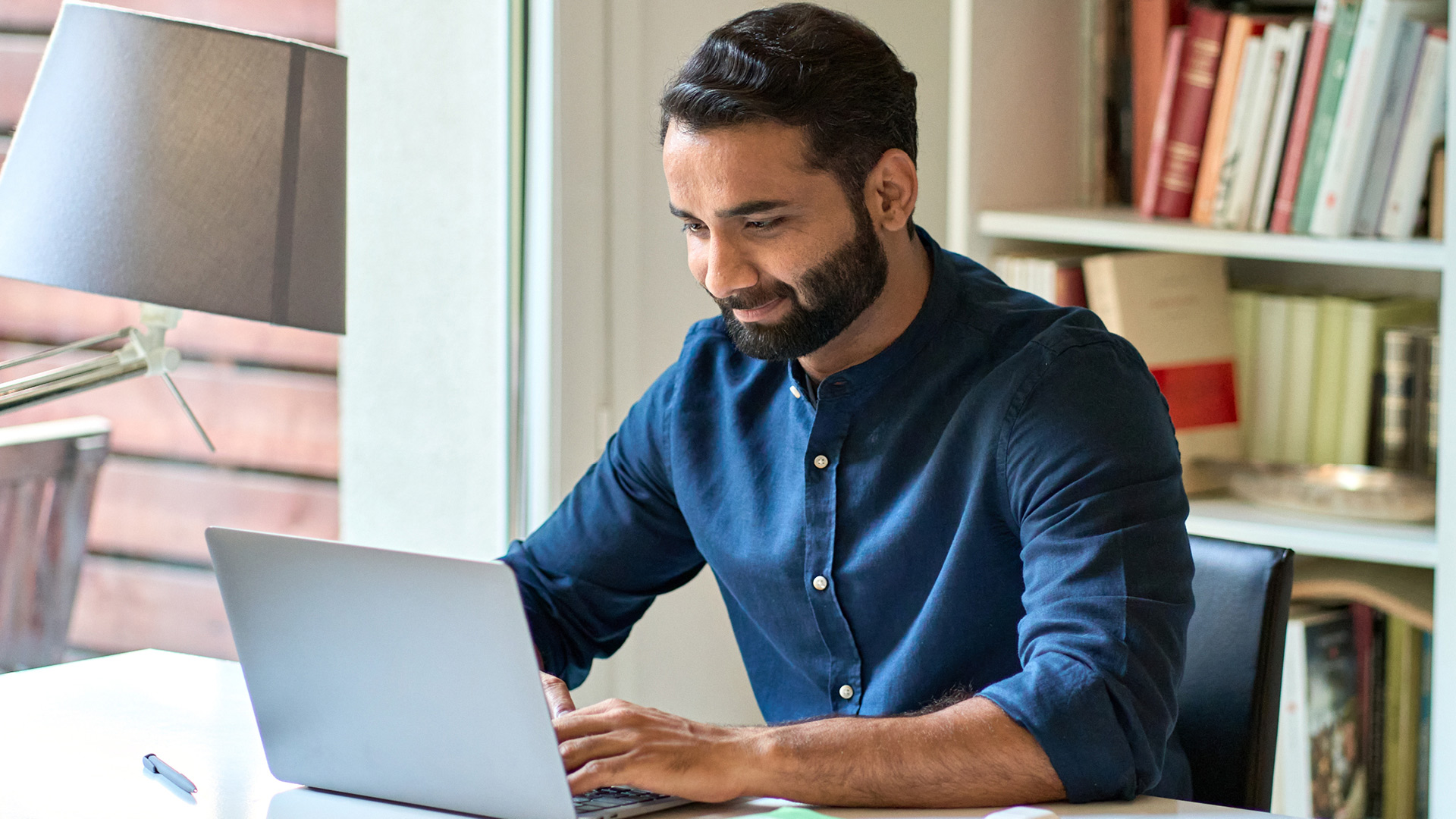 Man at computer