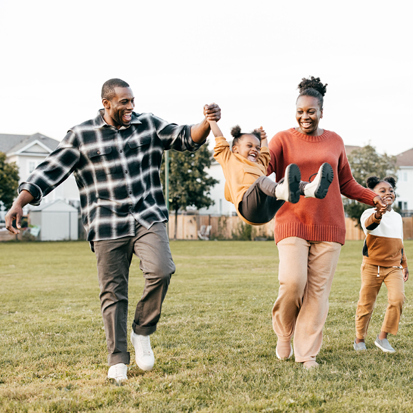 Family outside