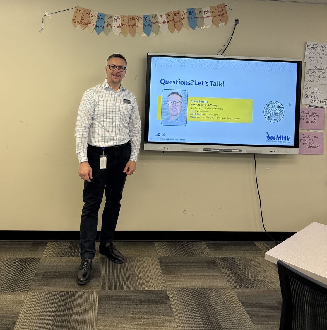 Peter presenting at Orange BOCES