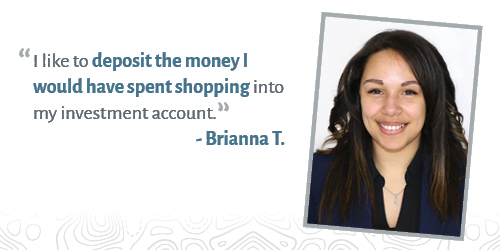 Brianna T. savings tip