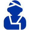 Person with cast